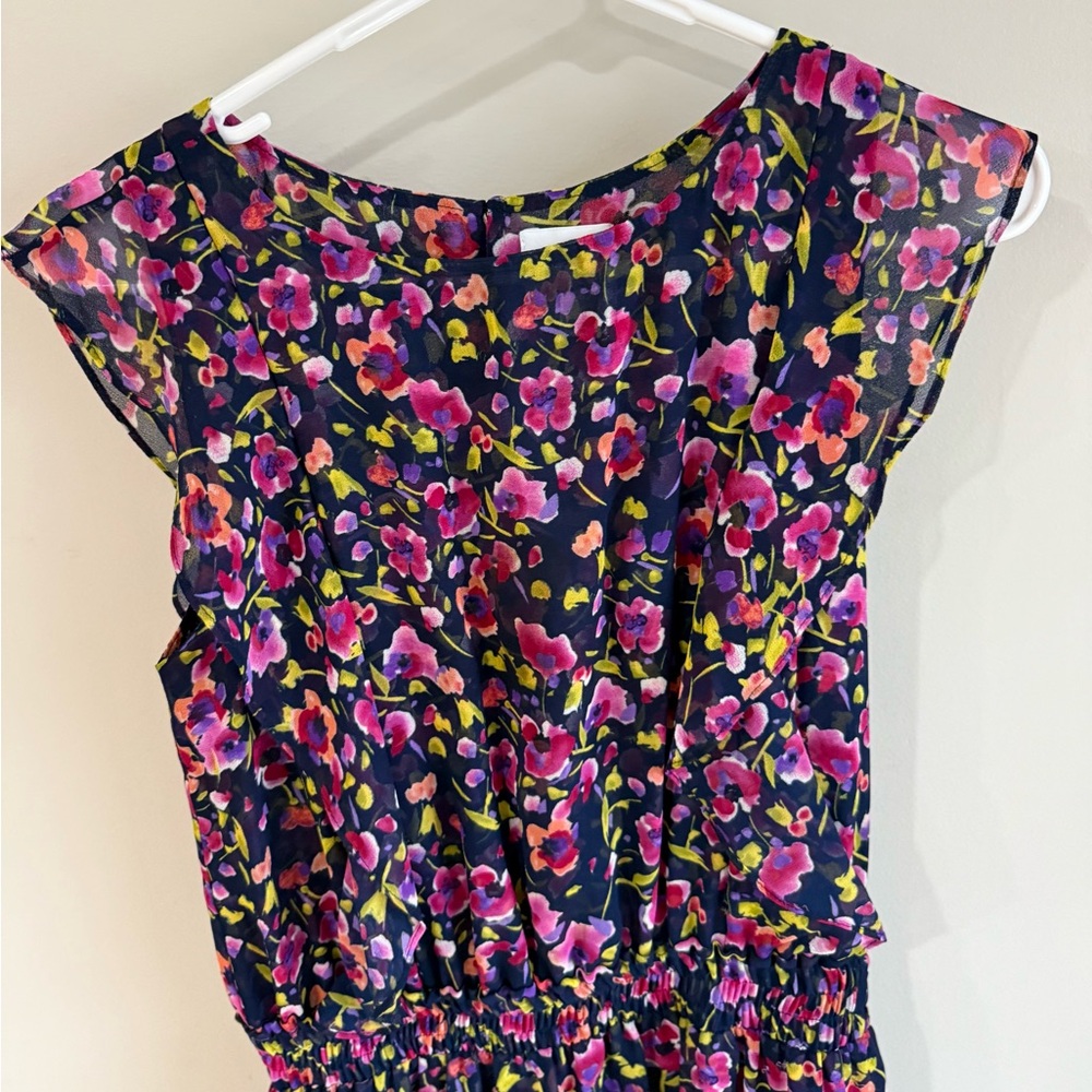 Misa Los Angeles Gino’s Floral Mini Dress - Purple/Pink - Size Small - Picture 6 of 11